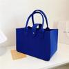 Bolsa de Fieltro de Color Sólido Banquete de Cien Días del Bebé Regalo de Acompañamiento de Un Año Bolsa de Compras Bolsa de Fieltro Bolso de Mano Sentido Avanzado Bolso Tote