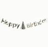 Chapéu de Aniversário com Banner de Folha Dourada Integrado para Decoração do Primeiro Aniversário do Bebê, Atacado Personalizado Modelo Novo