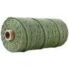 Cuerda Cuerda de Algodón Lino 3 mm de Grosor Cuerda de Algodón Rollo Completo Cuerda para Atar Embalaje Cuerda de Algodón diy Tejido Hecho a Mano Hilo de Algodón de Colores Otro