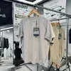 Algodón Antibacteriano con Tacto Salona Holgada Estilo Montaña Funcional Resistente al Viento Absorbente de Humedad Transpirable Secado Rápido Camiseta Exterior para Hombre y Mujer 7833