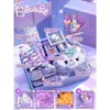 Presente de Aniversário Personalizado Menina Orvalho Estrelado Boneca de Combinação Independente Estojo para Canetas Mochila Escolar Caixa de Presente Prática Criativa