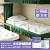 Sábana de cama de hotel morada suave para dormitorio de tren de alta velocidad desechable de tres piezas, funda de almohada no tejida, funda de edredón para dormir desnudo en viaje de negocios