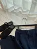 Estilo Minimalista Old Money, Relájate durante el Verano, Pantalones Frescos de Pierna Ancha de Nueve Puntos de Tencel y Lino, Pantalones Casuales de Pierna Recta