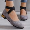 Zapatos Slip-On Nuevos de Primavera 2025 Europeos y Americanos para Mujer Cruzados Talla Grande Zapatos Casuales Planos Punta Aguda Zapatos de Mujer en Stock