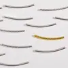 Acessórios para joias DIY preservação de cor tubo curvo liso tubo redondo escovado pulseira colar pulseira material com contas feito à mão cobre