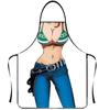 Delantal impermeable a prueba de aceite de alto valor lindo de dibujos animados creativo delantal hombres musculosos delantal sexy animación personalidad