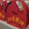 Año del Caballo Nueva Bolsa de Fieltro Ecológica Empaque de Alta Gama Exposición de Bienestar Corporativo Bolso de Mano de Fieltro Bolsa de Regalo de Negocios
