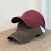 Gorra de béisbol bordada de otoño e invierno, gorra casual estilo coreano de pico de pato, sombrero versátil de protección solar para hombre, sombrero de sol de algodón puro de copa suave para mujer