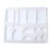 Molde para Colgante de Pegamento de Cristal DIY Molde de Silicona Cúbico Molde para Colgante de Suéter Molde para Colgar Molde para Collar