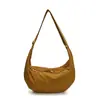 Bolso Casual Nuevo Estilo Japonés tipo Bollo, Bolso de Hombro Simple y Ligero, Bolso Cruzado de Gran Capacidad de Nicho Moderno y de Moda para el Día a Día