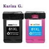 Adecuado para Cartuchos de Tinta Hp 61 Impresora Hp1510 Hp2620 Máquina Todo-en-Uno 4630 2540 4502 5530