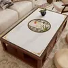 Nuevo Mantel para Mesa de Café Estilo Chino Impermeable, Resistente al Aceite y Anti-quemaduras Protector de Mesa de Comedor de Lujo Accesible Película Protectora de Aislamiento Térmico