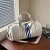 Bolsa de fitness para hombre con separación seca y húmeda, mochila deportiva de entrenamiento, equipaje de mano, bolsa de viaje de corta distancia, bolsa de natación de gran capacidad para mujer