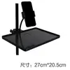 Suporte de Mesa para Placa de Som de Transmissão ao Vivo Tripé Acessórios Multifuncionais de Encaixe Suporte de Chão para Karaokê Rack de Armazenamento de Microfones