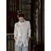 Camisa Blanca de Manga Larga con Adorno de Encaje, Diseño Verano 2026 para Mujer, Nuevo Top Blanco para Mujer, Venta al por Mayor y Distribución