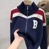 Otoño e Invierno 2025 Prendas de Punto Versátiles Nuevas de Estilo Coreano Holgado Moda Estudiantil Prendas de Punto para Hombres y Mujeres para Usar al Aire Libre