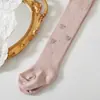 Novedad de primavera y otoño, pantimedias de algodón para niños, a la moda y brillantes con pedrería, alta elasticidad, no hace bolitas, leggings para niñas
