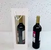 Bolsa de regalo con ventana bolsa de regalo individual para vino tinto bolsa con ventana de flores bolsa de embalaje para champán bolso
