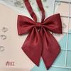 Pajarita Brillante Color Sólido Uniforme Jk Traje Pequeño de Marinero Accesorios de Lazo para Estudiante Camisa Estilo Preppy Femenino Dulce