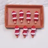 Paleta de Fruta de Verano Fresa Dibujos Animados Accesorios para Uñas Resina Piezas Pequeñas Pendientes DIY Pinzas para el Cabello Accesorios de Decoración para Uñas