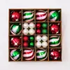 Colgantes para decoración de árbol de Navidad: bolas mate, bolas brillantes, bolas con purpurina, bolas pintadas, decoraciones navideñas para el techo del centro comercial