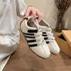 Zapatillas casuales de mujer con cordones y punta redonda, nuevas de verano 2026, zapatillas deportivas casuales blancas de suela plana, versátiles