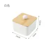 Caja de Almacenamiento de Bastoncillos de Algodón Simples Japoneses Caja Separadora de Hilo Dental Bastoncillos Desmaquillantes Caja de Almacenamiento de Cosméticos de Escritorio