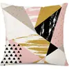 Fronha de Almofada Abstrata com Estampa Floral Nova Primavera/Verão 2026 para Sala de Estar, Sofá, Quarto