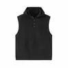 Suéter con Capucha de Punto para Hombre 2026 Otoño Nueva Llegada Suéter sin Mangas Estilo Retro Japonés Old Money Holgado