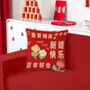 Fundas de almohada decorativas con temática de boda, diseños de dibujos animados para celebraciones festivas, fundas de almohada para sofá, cojines para cabecero de cama, no incluye relleno para almohadas