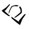 Adecuado para 25 Modelos de Bmw X3/G45 Modelos Deportivos, Tiras de Recorte para Parachoques Delantero y Trasero, Tiras de Recorte para Guardabarros Ennegrecidas, Kit de Carrocería Pequeño