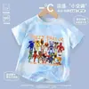 Conjunto Deportivo Infantil Temático de Restaurante de Suzi, Camiseta de Manga Corta y Shorts de Secado Rápido, Ropa de Casa Fresca para Niños y Niñas