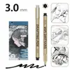 Estuche de Pluma Aguja Goueline Arte Animación Dibujo a Mano Alzada Bolígrafo de Boceto Bolígrafo de Boceto Impermeable para Estudiantes Individual