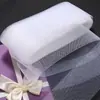 Tocado de malla para novia adornos para el cabello velo peinado red para velo diy lazo hecho a mano material para vestido blanco negro rojo