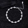 Pulseira de Contas de Pérola Imitada Elegante Simples Versátil de Luxo Leve Design de Nicho Feminino Joias de Contas Exquisitas e Elegantes Atacado