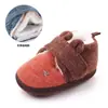 Zapatos para Bebé de 0-1 Año Primavera y Otoño Zapatos de Algodón para Recién Nacidos Suela Suave Zapatos para Niños Pequeños Invierno Terciopelo 2251