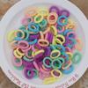 Gomas para el Pulgar de Color Dopamina para el Cabello Infantil Cuerdas para Cola de Caballo Alta de Niña Accesorios para el Cabello Nuevas