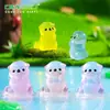 Micro-Paisaje Creativo Luminoso Pequeña Nutria Animal Acuario Paisajismo DIY Decoración Accesorios Mini Botella Ecológica Pequeños Adornos