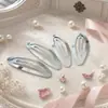 Níquel forma oval bb clipe DIY acessórios de chapelaria bb clipe acessórios diy grampo de cabelo acessórios de cabelo material clipe de gota