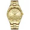 Modelos Básicos Venta al por Mayor en Stock Directo del Fabricante Relojes de Cuarzo Venta al por Mayor Transmisión en Vivo Negocio Correa de Acero Cruz de Pedrería Dorada Transfronterizo Alta Gama
