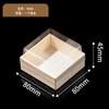 Caja de Embalaje para Hornear Pan, Desechable para Tartaletas de Huevo y Caja Pequeña para Mariscos, Fiambrera de Grado Alimenticio para Uso en Horneado