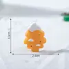 Novos bonecos de gengibre e animais de Natal transfronteiriços, enfeites decorativos DIY, acessórios para pendurar, decorações para paisagens em miniatura e pequenos enfeites de mesa