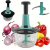 Atacado da Fábrica de Origem: Espremedor de Alho Manual, Amassador de Alho, Moedor de Carne, Processador de Alimentos Manual Doméstico, Moedor de Alho
