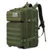 Mochila Táctica Militar Popular Bolsa 3P para Hombres, Gran Capacidad para Acampar al Aire Libre, Senderismo, Montañismo, Motocicleta, Mochila de Viaje 45L