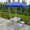 Conjunto de Guarda-Sol de Mesa com Publicidade para Proteção Solar Promoção de Pátio Combinação Portátil de Viagem Dobrável Camping Siaman