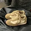 Piel auténtica, un zapato de entrenamiento alemán popular y moderno de estilo retro, disponible para hombres y mujeres, nueva colección otoño/invierno 2026, zapato deportivo casual versátil