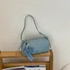 Bolso de hombro y cruzado de mezclilla transfronterizo para mujer, nuevo modelo 2026, de alta gama, moderno, para el trabajo y los desplazamientos