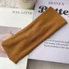 Diadema Ancha de Punto Elástico de Color Sólido Estilo Básico Transfronterizo Europeo y Americano, Unisex, Diadema Simple para el Cabello para el Fitness Diario