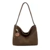 Bolso Tote Grande de Textura Tejida Retro para Mujer 2026 Nuevo Otoño Invierno Estilo Perezoso Bolso Tote Versátil para el Trabajo Bolso Cruzado