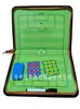 Tablero Táctico de Fútbol Entrenador Tablero de Mando Super Magnético Plegable con Cremallera 11 Personas Tablero de Demostración de Fútbol